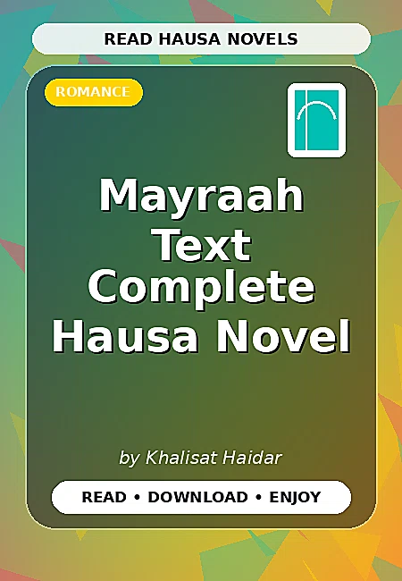 Mayraah Text Complete Hausa Novel